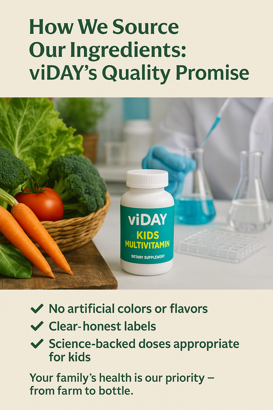 โHow We Source Our Ingredients: viDAYโs Quality Promiseโ