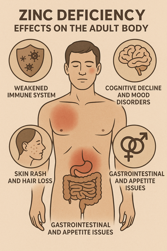 Zinc Deficiency in Adults: A Silent Threat to Health