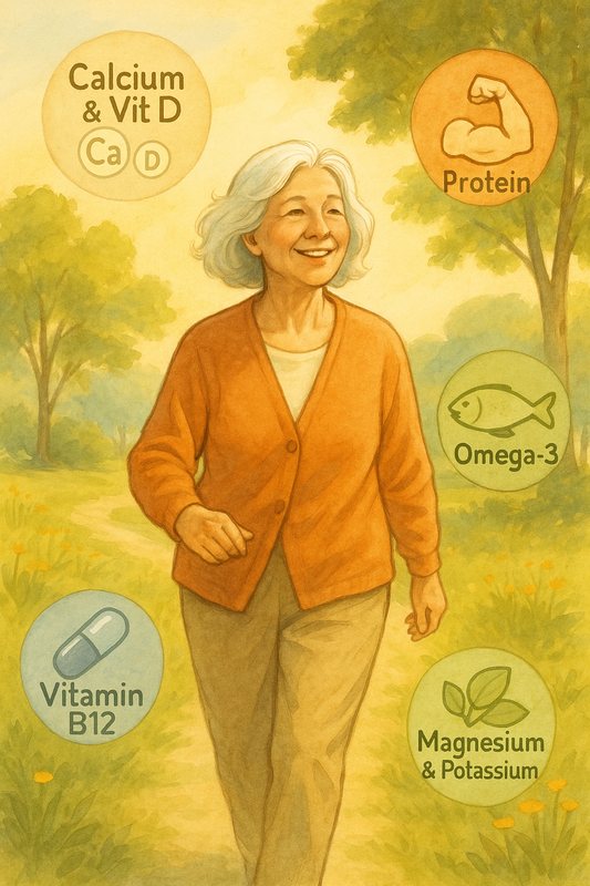 Vital Nutrients for Women Over 60: Science-Backed Guide to Aging Gracefully