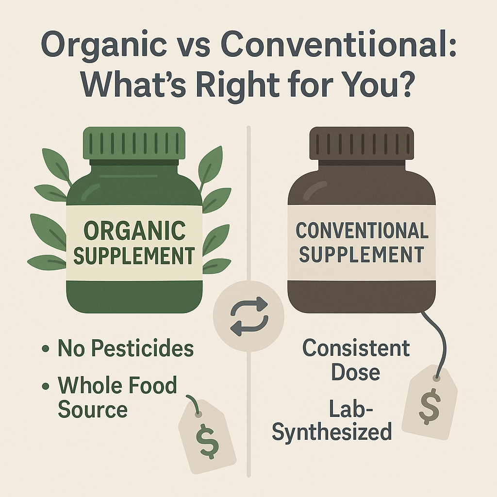 Organic Supplements: A Balanced Look at the Pros and Cons