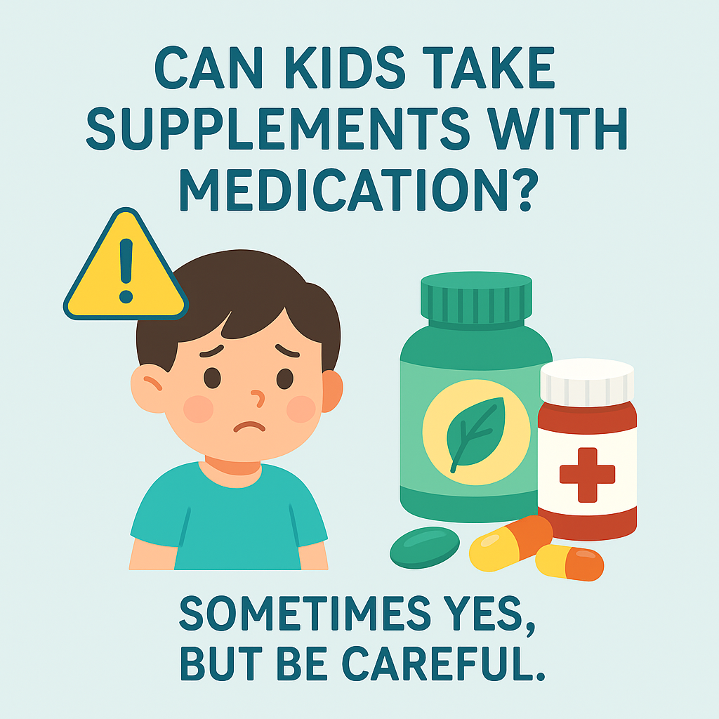 Can Kids Take Supplements with Medication?