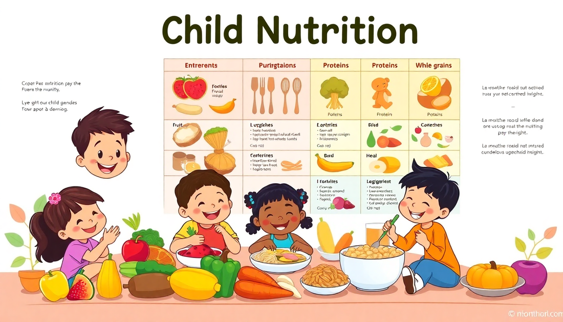Essential Nutrients for Kids: A Comprehensive Guide to Child Nutrition (Ages 3-10)