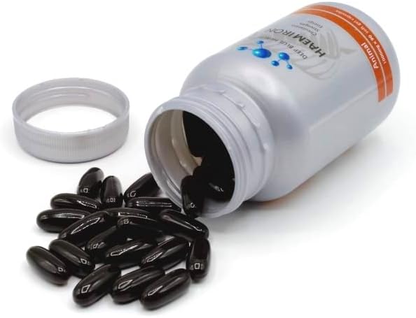 New Zealand Heme Iron Supplement - 1000mg x 90 Soft Gel Capsules - Iron Deficiency Supplement for Anemia - Deer Blood w/ Ferrous Fumarate - Supports Energy, Strength and Circulation for Men and Women