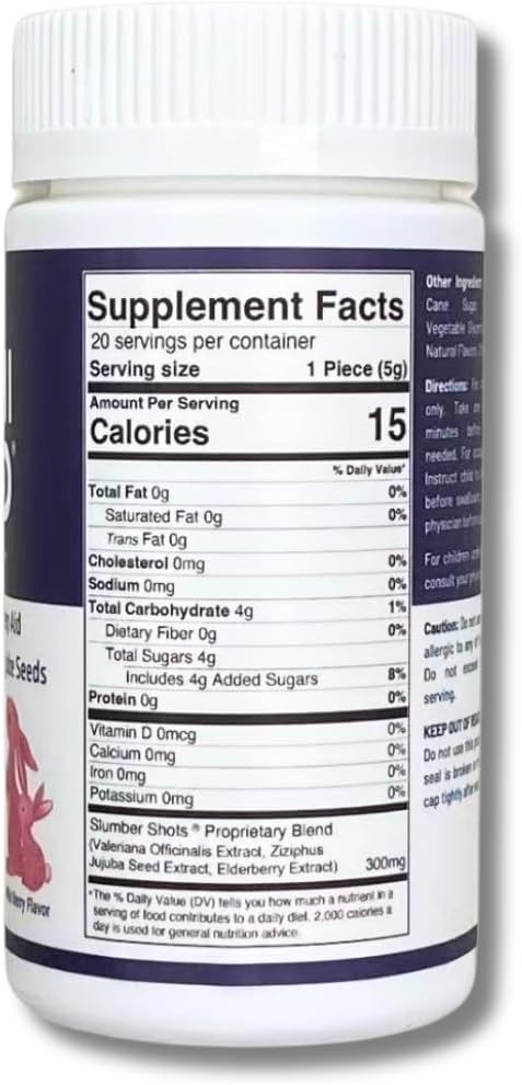 GummiMED Children's Sleepyhead – Melatonin-Free Sleep Gummies | Herbal Blend Sleep Supplement | Valerian Root & Wild Jujube | Sleep Aid for Kids