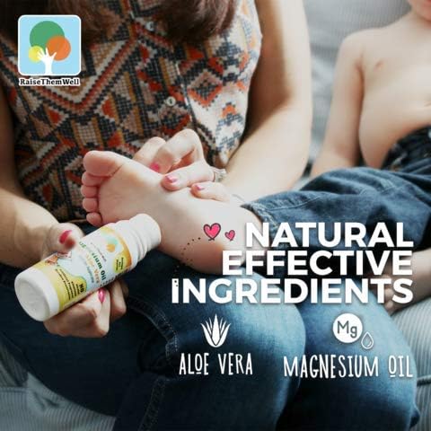 Magnesium Oil Roller for Kids – Calming Roll-On with Aloe Vera, Roman Chamomile & Lavender, Soothing Support for Anxiety, Nervousness & Hyperactivity, 3 fl oz