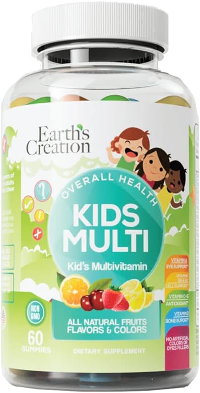 Earth's Creation Kids Multivitamin 60 Gummies