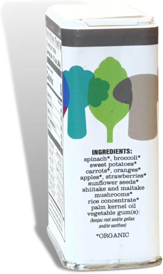 ENOF Organic Fruit and Vegetable Powder Supplement Kids & Adults | 10 Clean Ingredients - Strawberry, Spinach | Gluten & GMO Free Vegetable Powder for Kids | 60 Servings, 1 Mo. Supply, Made in USA