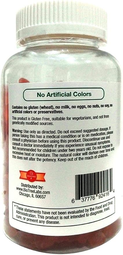 Vitamin D Gummy Bears - Pack of 100, for Adults & Kids | Peach & Cherry Flavored Chewable Vitamin D3 | Great for Healthy Bones, Teeth, Immune System, Brain and Nervous System