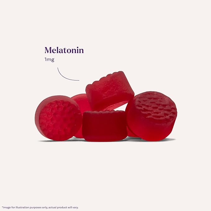 Natrol Kids Melatonin 1 mg, Dietary Supplement for Restful Sleep, Melatonin Gummies for Kids, 60 Raspberry-Flavored Gummies, Up to a 60 Day Supply