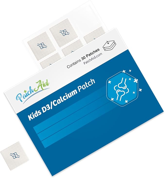 Kids D3/Calcium Topical Patch by PatchAid 30-Day Supply