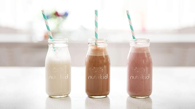 NutriKid Kids Healthy Protein Powder Shake- 36 Essential Vitamins Superfood, Weight Gain Drink Mix for Toddlers, Digestive Enzyme Probiotics, Perfect Snack