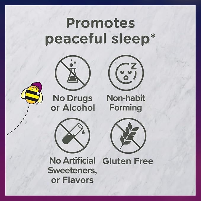 Zarbee's Kids Sleep Supplement Liquid with 1mg Melatonin; Drug-Free & Effective; Easy to Take Natural Berry Flavor for Children Ages 3 and Up; 1 Fl Oz Bottles, Pack of 2