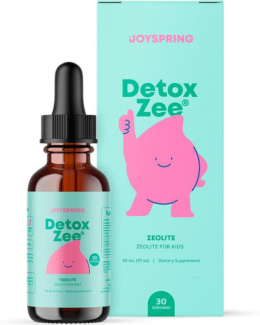 JoySpring Zeolite Drops for Kids – Natural Berry Flavor with Vitamin D3 – Supports Wellness & Everyday Vitality – 30-Day Supply