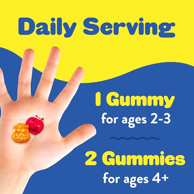 L'il Critters Kids Multivitamin Gummies, 190 Count & Fiber Gummies for Digestive Support, 90 Count