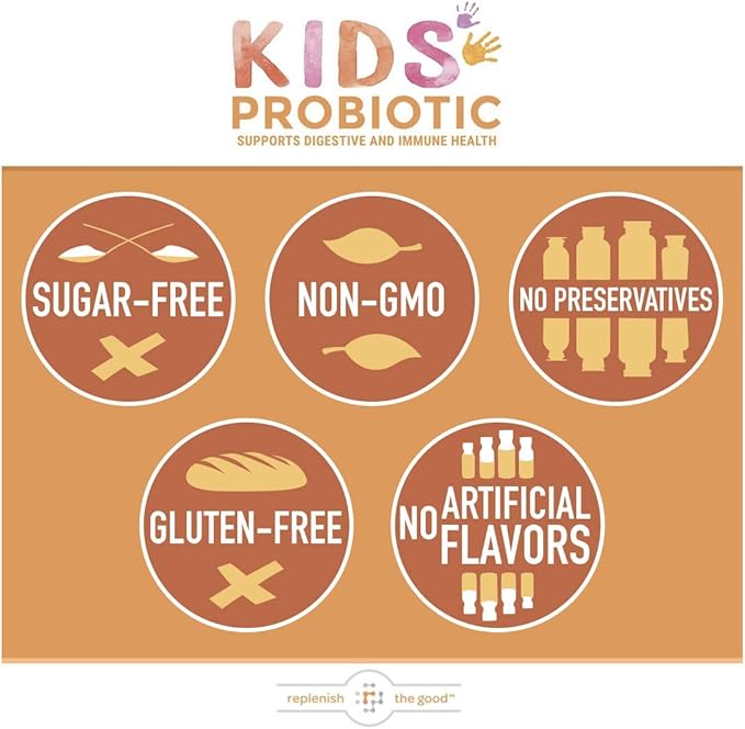 Kids Vegan Probiotics, 60 Tiny Pearls - Antibiotic Recovery - Helps Support Kids' Immune & Digestive System - 15x More Effective Than Gummies - Sugar Free, Easy to Swallow