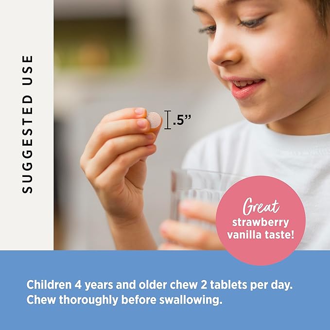 Matys Kids Relaxation Support Chewable Tablets for Ages 4 Years +, Magnesium & Saffron Helps Calm Active Mind & Body to Unwind & Chill, Clean Alternative Made with Saffron & Magnesium, 30 Count