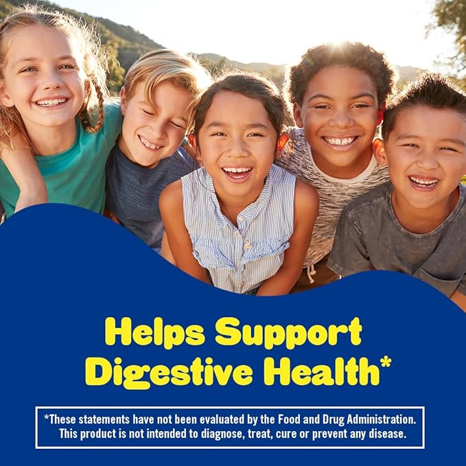 L'il Critters Kids Probiotic Digestive Gummy Grape Cherry Orange 60 Count and Immune C Vitamin Gummy Orange Lemon Cherry 190 Count Bundle