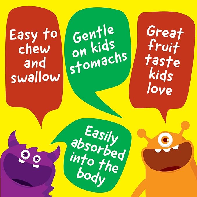 Kids Zinc 15mg Chewable Tablets - Natural Cherry Flavor - Vegan, Vegetarian, GMO-Free, Gluten Free, Nut Free Vitamins - Dietary Supplement for Immune Support - for Children - 120 Chewables
