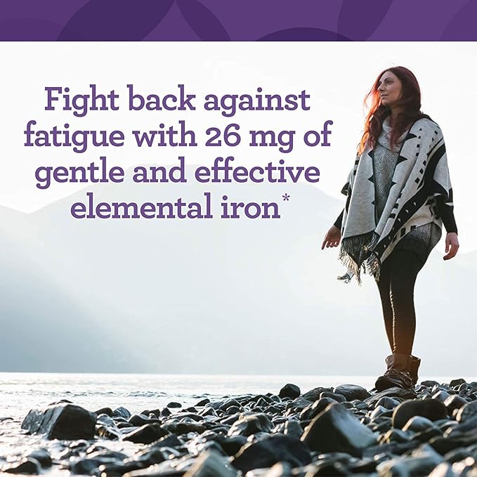 INNATE Response Formulas Iron Response - Daily Iron Supplement - Clinically Shown To Increase Iron Levels - Vegan, Non-GMO, and Kosher - Made Without 9 Food Allergens - 90 tablets (90 servings)