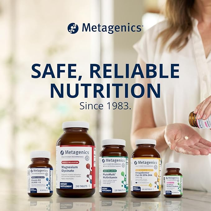 Metagenics PhytoMulti Multivitamin with Iron - Daily Multivitamins with Phytonutrients - Multivitamin for Men & Women - PhytoMulti Vitamin Supplement - with Iron, Zinc & B6 Vitamins - 60 Tablets