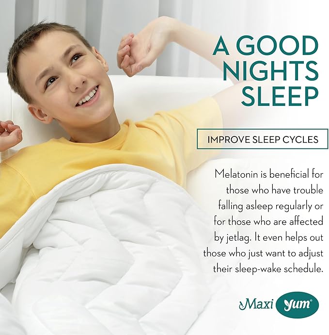 Melatonin Gummies for Kids - 1mg Chewable Melatonin Gummy - Restful Nighttime Support Supplement - Drug Free Aid for Peaceful Relaxation - Children and Adult Melatonin Gummies 1mg, 120 Count