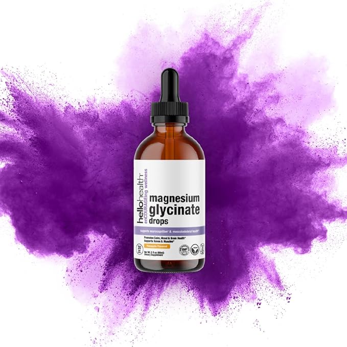 Magnesium Glycinate Liquid Magnesium Supplement Women, Men & Kids – Bisglycinate 100 mg for Natural Calm, Muscle Recovery – Liquid Vitamins, 30 Days Pineapple Flavor