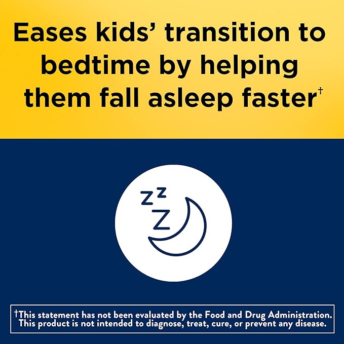 Nature Made Kids First Sleep Melatonin Gummies, 100% Drug-Free Sleep Aid, Kids Sleep Gummies for Restful Sleep, 45 Count