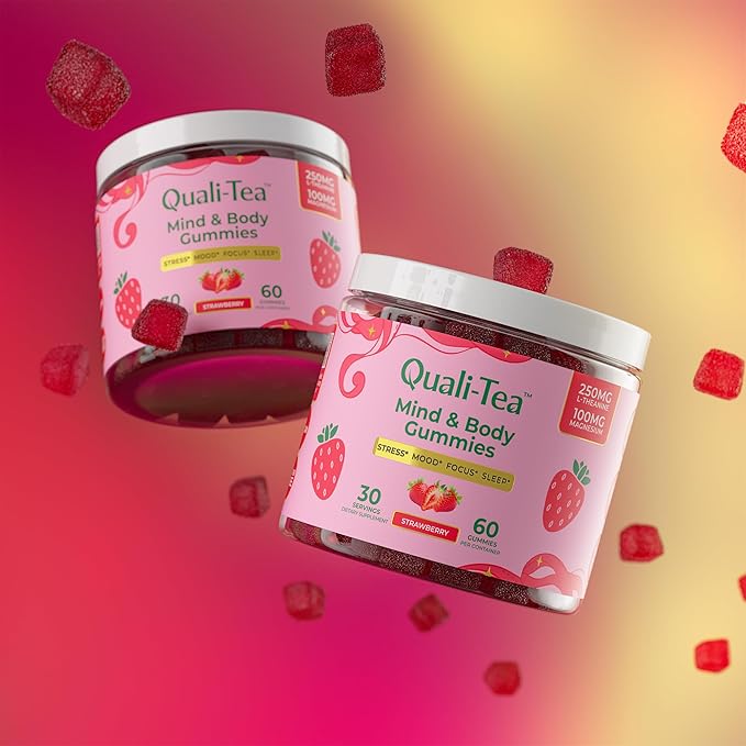 Stress Relief Supplement for Women & Kids | L Theanine GABA Supplements with Rhodiola Rosea for Stress | Magnesium Citrate Gummies for Kids | Cortisol Supplements for Women | Kava Kava Alternative