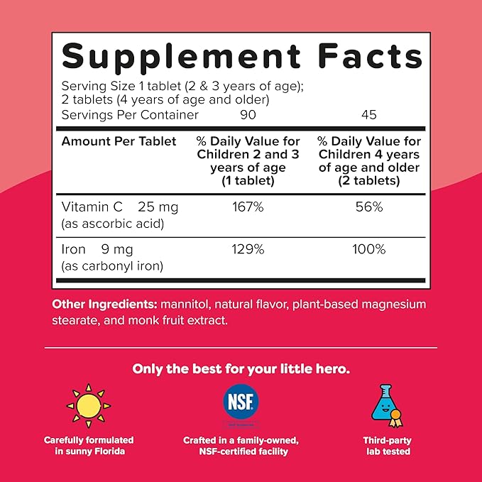 Renzo's Vitamins Mighty Kid Bundle - Iron Supplements for Kids, Vitamin D3 for Kids, and Bright & Brainy Vitamin B6