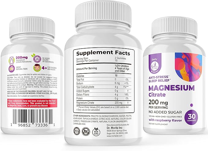 Vitamin D Gummies for Kids&Adults 2000 IU and Magnesium Gummies - healthy Vitamin D3 Supplements 1000IU - Vegetarian Gelatin-Free Immune Support with Sugar-Free Magnesium Calm Chews for Kids&Adults