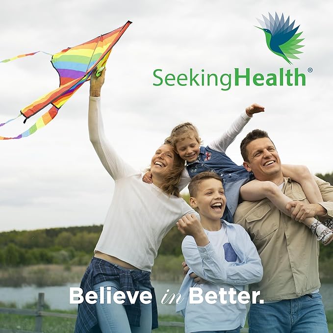 Seeking Health Kids Multivitamin Chewable, Formulated for Children’s Health, with L-5-MTHF L-Methylfolate, B12, Riboflavin, Vitamin A, Vegetarian (60 Chewable Tablets)*