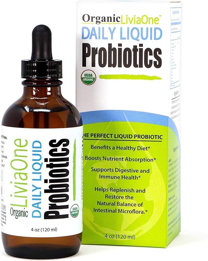 Daily Liquid Probiotics for Kids and Daily Liquid Probiotics for Adults Bundle, 6 Fl Oz (Pack of 2)