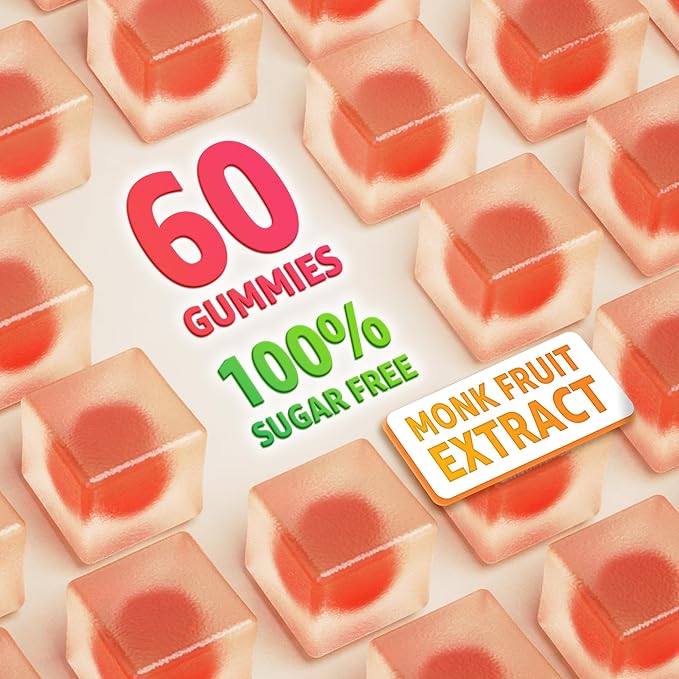 (2 Pack) Whole Food Vitamin C Gummies for Adults & Kids (Made in USA) Zero Sugar, Natural Antioxidants, Bioflavonoids, Organic Chewable Vitamin C Supplement from Berries & Fruits for Immune, Vegan