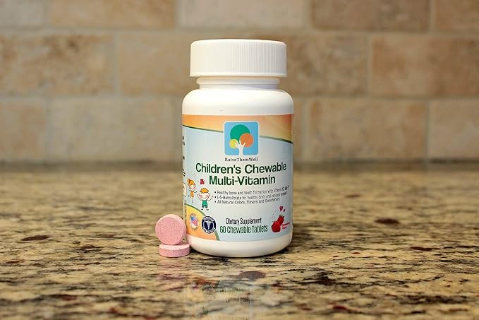 Mag Focus | Maganesium Citrate & B-6 for Kids| Natural Strawberry Flavored Magnesium Focus Supplements and Great Tasting Chewable Multivitamin for Kids Bundle