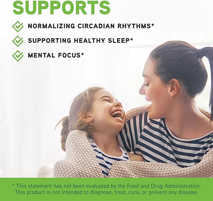 DAVINCI Labs Sleep Tight - Kids Melatonin Supplement to Support Restful Sleep and Focus* - with 3mg Melatonin - Citrus Flavor - 30ml, 75 Servings