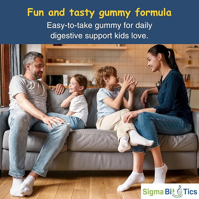 Organic Probiotic Gummies for Kids - 2.5B CFU, Bacillus Subtilis, Digestive & Immune Health - Non-GMO, 30 Chewable Gummies for Easy Use