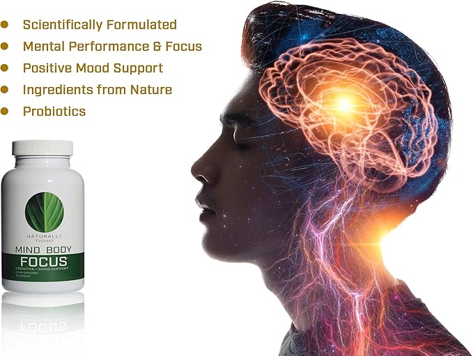 Kids Mind Body Focus | Natural Nootropic Brain Supplement for Focus, Memory and Mood Support - Mental Clarity, Concentration and Cognitive Performance with Mucuna, Bacopa, Rhodiola Phosphatidylcholine