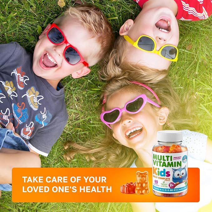 DR. MORITZ Kids Multivitamin Gummies and Vegan Omega 60 Softgels