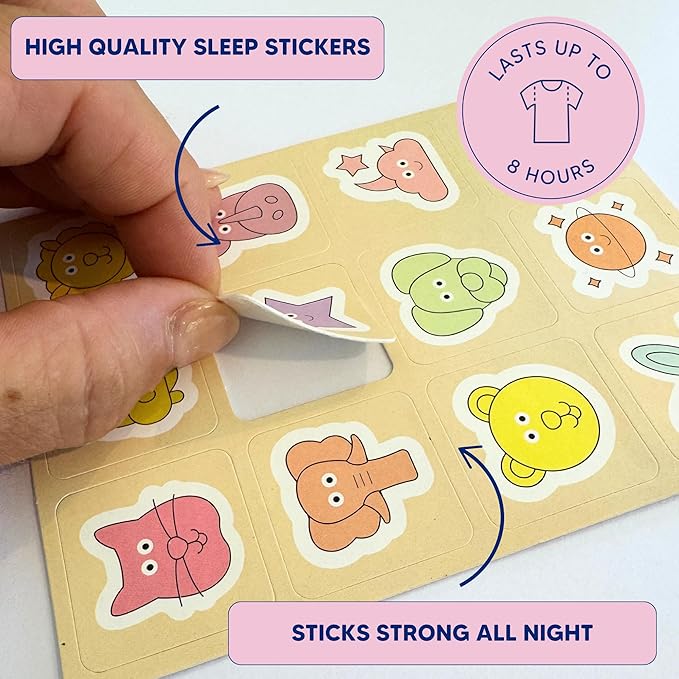 Children's Sleep Patches | Melatonin Free Toddler Sleep Aid with Lavender, Clary Sage, Orange and Geranium Essential Oils | Sleepy Stickers for Kids | 36 Patches