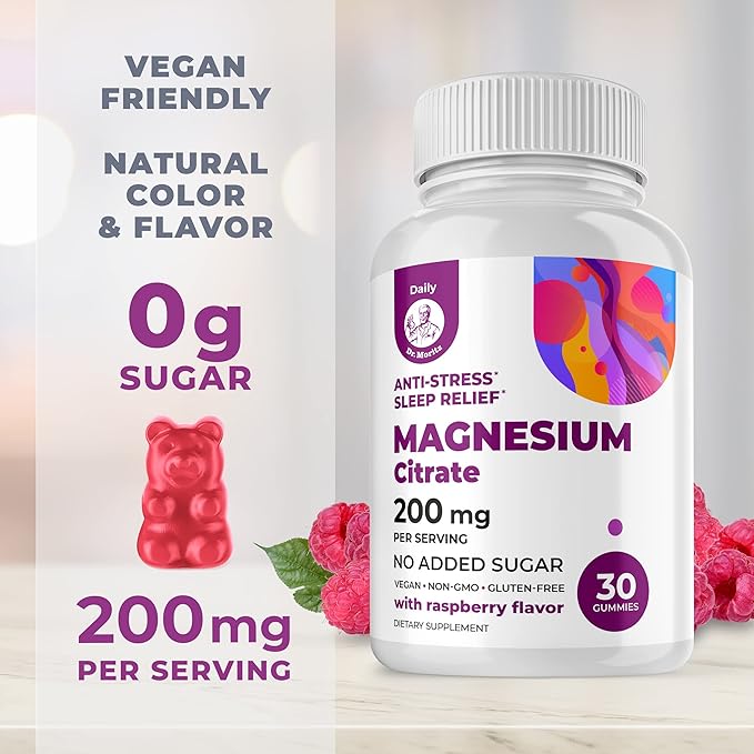 Vitamin D Gummies for Kids&Adults 2000 IU and Magnesium Gummies - healthy Vitamin D3 Supplements 1000IU - Vegetarian Gelatin-Free Immune Support with Sugar-Free Magnesium Calm Chews for Kids&Adults