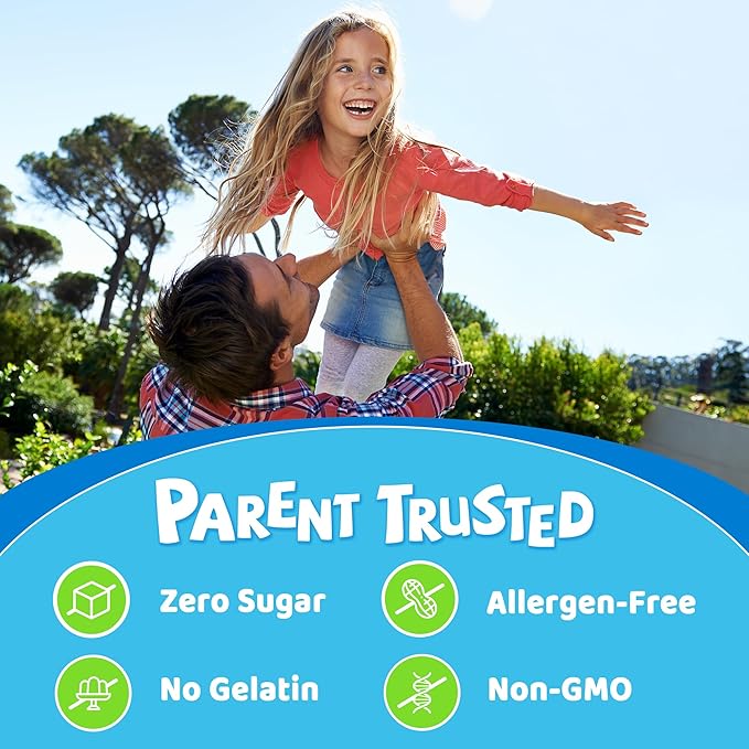 Sugar Free Kids Calcium Gummies (Made in USA) with Vitamin D3 K2, Magnesium, Zinc, Prebiotics, High Absorption Algae Calcium for Better Bone Growth & Development, Kids Vitamins Gummies, Vegan, 60 Cts