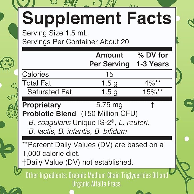 MaryRuth Organics Cocomelon Toddler Probiotic Liquid Drops | Kids Probiotics for Ages 1-3 | 5 Probiotic Strains | 150 Billion CFU Per Serving | USDA Organic | Sugar Free | Gluten Free | 1 Fl Oz