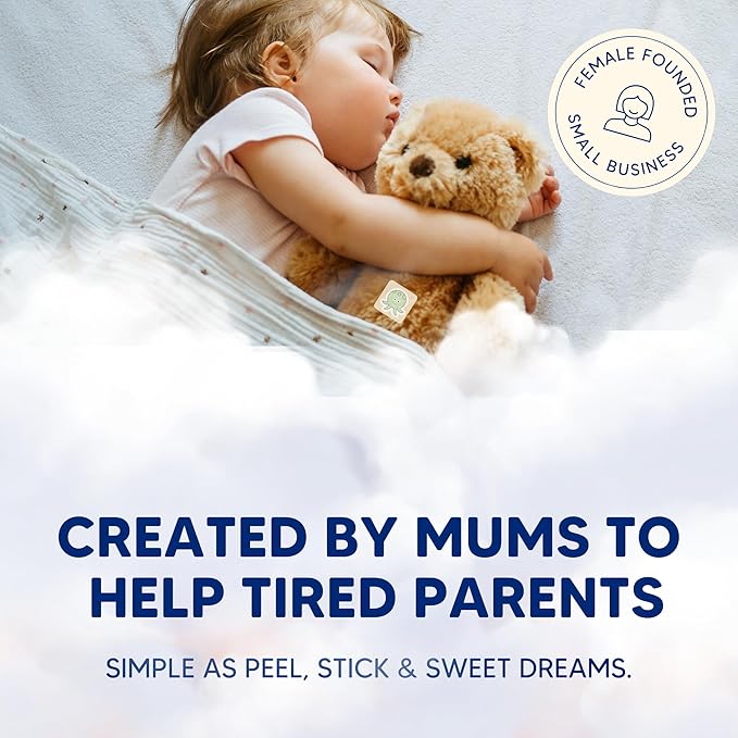 Children's Sleep Patches | Melatonin Free Toddler Sleep Aid with Lavender, Clary Sage, Orange and Geranium Essential Oils | Sleepy Stickers for Kids | 36 Patches