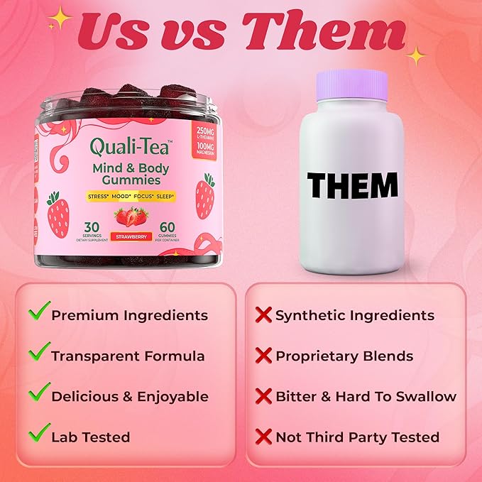 Stress Relief Supplement for Women & Kids | L Theanine GABA Supplements with Rhodiola Rosea for Stress | Magnesium Citrate Gummies for Kids | Cortisol Supplements for Women | Kava Kava Alternative