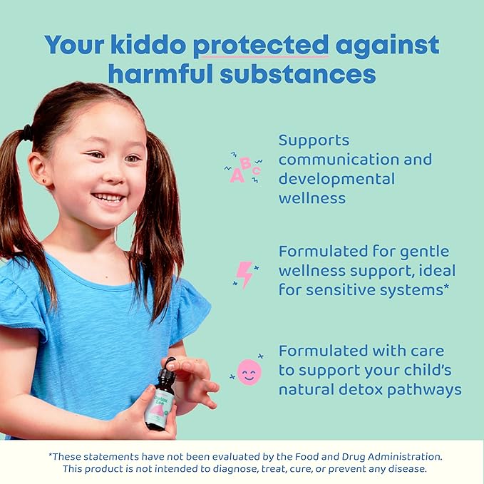 JoySpring Zeolite Drops for Kids – Natural Berry Flavor with Vitamin D3 – Supports Wellness & Everyday Vitality – 30-Day Supply