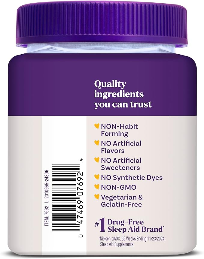 Natrol Kids Melatonin 1 mg, Dietary Supplement for Restful Sleep, Melatonin Gummies for Kids, 60 Raspberry-Flavored Gummies, Up to a 60 Day Supply