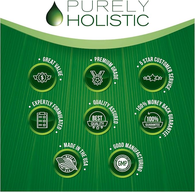 Purely Holistic Organic Elderberry Syrup for Adults & Kids (2+) - 16 fl oz - with Black Sambucus Elderberry, Propolis, Echinacea, Raw Honey & Apple Cider Vinegar - Immune Support and Immune Booster