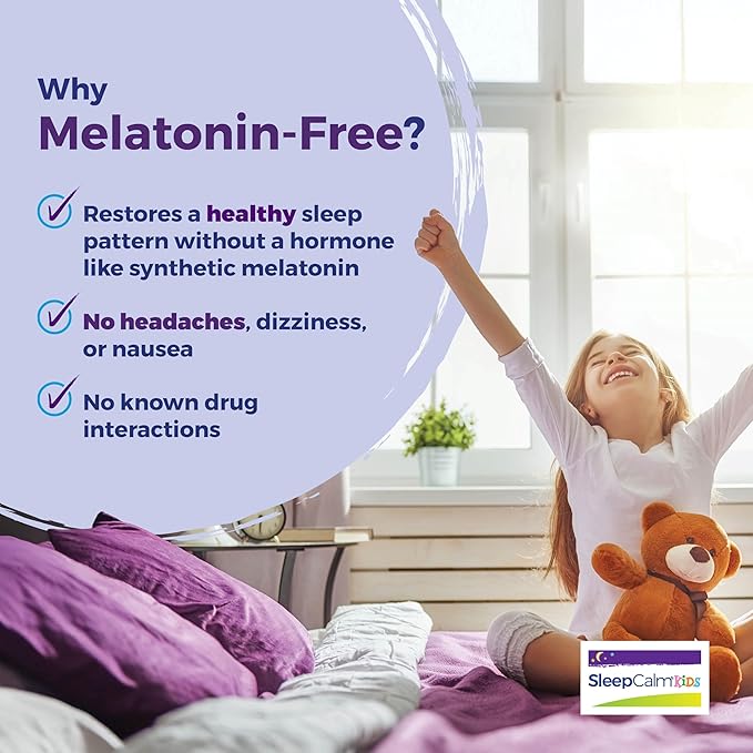 Boiron SleepCalm Kids Sleep Aid for Deep, Relaxing, Restful Nighttime Sleep - Melatonin-Free and Non Habit-Forming - 2 Count (160 Pellets)